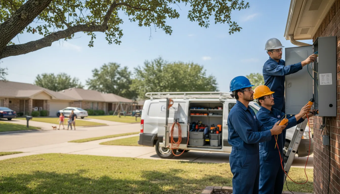 Certified electrician providing emergency electrical services in Posen, IL